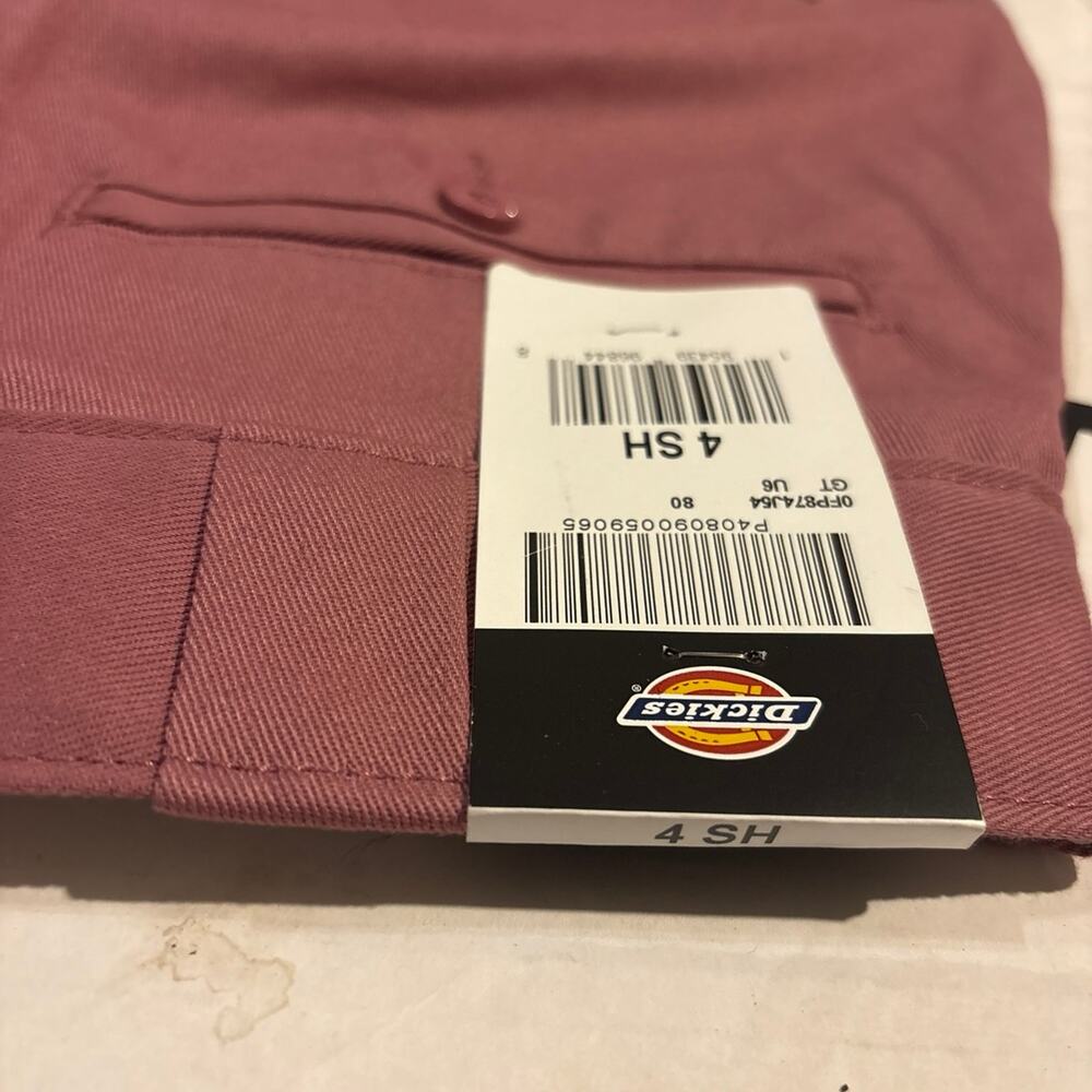 Women’s Ladies Teens Dickies 874 Work Pants - Pink - Size 4 SH - Picture 8 of 12